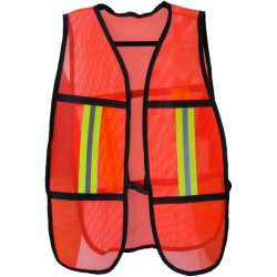 CHALECO DE MALLA COLOR NARANJA
