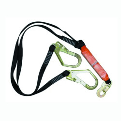 LINEA DE VIDA BANDA DOBLE GANCHO