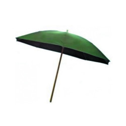 SOMBRILLA MOD. INDUSTRIAL 8 GAJOS EN LONETA DE PLASTICO Y BASTON DE MADERA